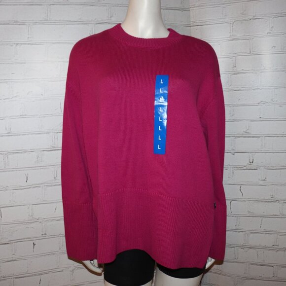 💖 GAP Bright Pink Sweater – NWT – Size L New with Tags · V-Neck · Soft Knit - Picture 5 of 7